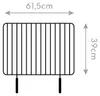 Westmann acier Barbecue four de terrasse noir 41x70x229 cm Voir les images du produit 7