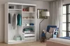 Dvoudveřová skříň se zrcadlem 160 cm SKRONA - dub artisan Náhled obrázku produktu 3