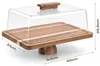 WELLHAUS Kuchenplatte Akazienholz mit Haube 40x31 cm Produktbild-Vorschau 9
