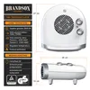 Termowentylator Brandson 2000W, regulowany termostat, Podgląd zdjęcia produktu 2