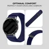 Nylon-Wellenarmband für Smartwatch/Uhr 22mm (dunkelblau) – Produktbild-Vorschau 4