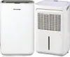 Two white dehumidifiers are shown side-by-side against a white background. Anteprima dell’immagine prodotto