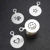 Kaffee-Schablone 4er Set Maße: ca. 12 x 8,5cm Produktbild-Vorschau 2