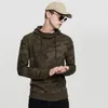 Urban Classics - HIGH NECK Hoody oliv camo - L Produktbild-Vorschau 9