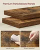 VASAGLE Eckregal, Wandregal, Bücherregal, aus Holz, mit 5 Produktbild-Vorschau 11
