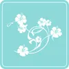 Wandtattoo - Wandaufkleber - Wandtattoo "Hibiskus Swirl" - Produktbild-Vorschau 2