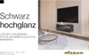 HAJDUK FURNITURE Mobile TV Sospeso Nero Lucido 90 cm Anteprima dell’immagine prodotto 6