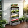 Vertikální postel Flora, lakované dřevo, včetně rostlinného Náhled obrázku produktu 8