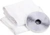 A white fabric material folded and a roll of white velcro tape are shown on a white background. Anteprima dell’immagine prodotto