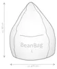 Magma Heimtex Sitting Point Sitzsack BeanBag BRICKS L, Produktbild-Vorschau 5