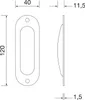 Copriporta scorrevole 42 4212 alluminio F1/finitura Anteprima dell’immagine prodotto 7