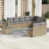 Modulares Gartensofa Set, 10-teilig, Ecksofa mit Armlehnen, Produktbild-Vorschau 2