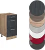 Küchenunterschrank Vicco R-Line Schwarz Beton 40 cm ohne Produktbild-Vorschau 5
