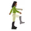A toy figurine of a woman in riding attire, shown in a walking pose. Voir les images du produit