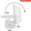 Vonkajší reflektor LED Senzor pohybu IP44 20W biely Náhľad obrázku produktu 6