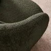 sweeek - 360°-Drehsessel mit Stoffbezug - Khaki Produktbild-Vorschau 9