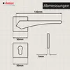 DOMINO Türgriff Drückergarnitur PZ - Profilzylinder Set | Produktbild-Vorschau 6