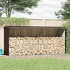 vidaXL Schowek na drewno opałowe Stal ocynkowana 330x84x152 Podgląd zdjęcia produktu 2