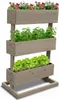 Coemo Mittleres Vertikalbeet Grau Hochbeet 3 Etagen inkl. Produktbild-Vorschau 1
