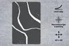 MuchoWow® Mauspad Mousepad Linie - Minimalismus - Produktbild-Vorschau 2