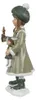 Clayre & Eef Dekorationsfigur Mädchen 13 cm Grün Polyresin Produktbild-Vorschau 2