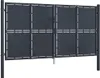 vidaXL Ocelová zahradní brána 300 x 150 cm antracitová Náhled obrázku produktu 1