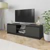 vidaXL Armoire TV Gris 120×30×35,5 cm Bois composite Voir les images du produit 2