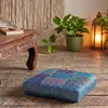 Orientalisches Eckiges Patchwork Kissen 50 cm, Sitzkissen, Produktbild-Vorschau 4