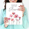 Aquarell Blumen Metallschild in 15x20 cm mit Spruch Ein Produktbild-Vorschau 3