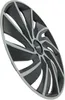 16" Zoll Radkappen Schwarz Silber Radzierblenden Radblenden Produktbild-Vorschau 7