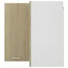 vidaXL Rohová nástěnná skříňka Sonoma dub 57x57x60 cm Náhled obrázku produktu 8