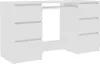 A white vanity desk with drawers against a white background. Anteprima dell’immagine prodotto