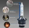 A close-up diagram of a Xenon headlight bulb with callouts to its components and features. Podgląd zdjęcia produktu
