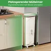 COSTWAY Odpadkový kôš kuchynský, systém triedenia odpadu 3 Náhľad obrázku produktu 4
