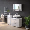 Badmöbel-Set Vicco Irma Weiß Hochglanz 3 Teile, mit Produktbild-Vorschau 4