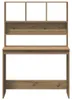 vidaXL Scrivania con ripiano in rovere Artisan 102x45x148cm Anteprima dell’immagine prodotto 3