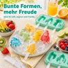 2er Set Silikon Eisformen für Kinder, BPA frei, Produktbild-Vorschau 7