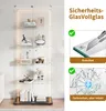 UnboxG Vitrine en verre à 5 étages avec éclairage LED - Voir les images du produit 11