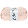 A ball of pink yarn with a label. Produktbild-Vorschau