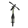 A top-down view of a green balance bike with black handlebars and seat, set against a white background. Produktbild-Vorschau