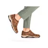 Rieker Herren Echtleder Slipper braun, Herren:43 EU Produktbild-Vorschau 12
