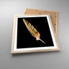 Gerahmtes Poster - Rahmen in heller Eiche - Golden Feder Produktbild-Vorschau 3