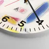 Wanduhr - Rund - Glasuhr - Abstraktion modern - 40x40cm - Produktbild-Vorschau 5