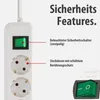 Listwa wtykowa Eco Line 16 A 250 V wtyczka.8 3m H05VV-F Podgląd zdjęcia produktu 13