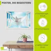 ARTland Poster Fensterblick Taube vor der Sonne Größe: Produktbild-Vorschau 2