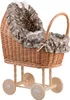 LULU Poppenwagen van wilgentak / Wieg / Poppenbed, Productafbeelding-voorbeeld 1