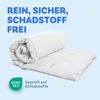 Sommerdecke 135x200 cm Weiß, leichtes Steppbett, Produktbild-Vorschau 16