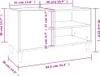 Skříňka na LP desky bílá 84,5 x 38 x 48 cm kompozitní dřevo Náhled obrázku produktu 7