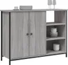 vidaXL Príborník Grey Sonoma 100x33x75 cm odvodený výrobok Náhľad obrázku produktu 3
