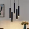 Lindby Hängeleuchte Sanad, Ø 40 cm, 5-flg., schwarz, GU10 Produktbild-Vorschau 2